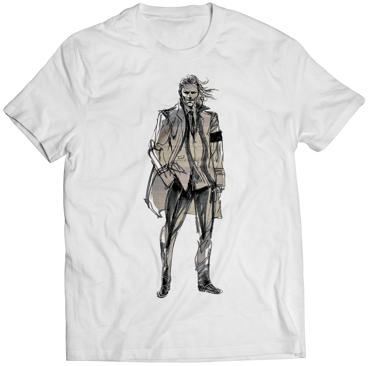 Young Revolver Ocelot V7 MGS5 Premium Unisex T-shirt (Vectorized Design)