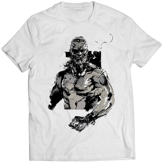 Venom Snake Smokin MGS5 Premium Unisex T-shirt (Vectorized Design)