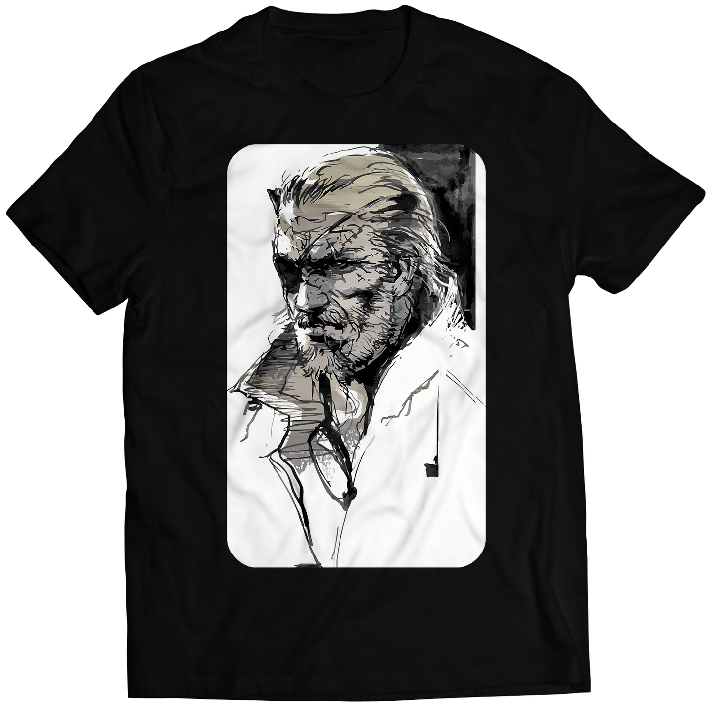 Big Boss Or Venom Snake MGS5 Premium Unisex T-shirt (Vectorized Design)