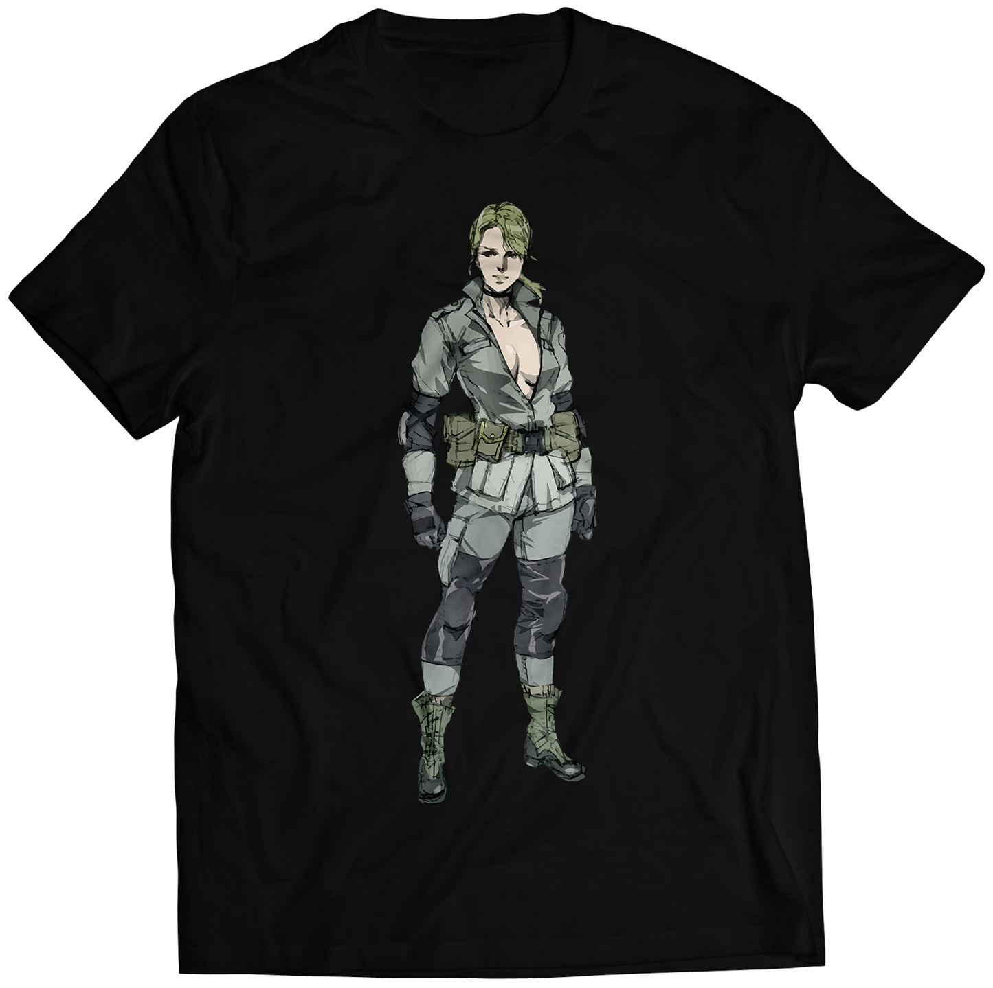 Quiet The Sniper V3 MGS5 Premium Unisex T-shirt (Vectorized Design)