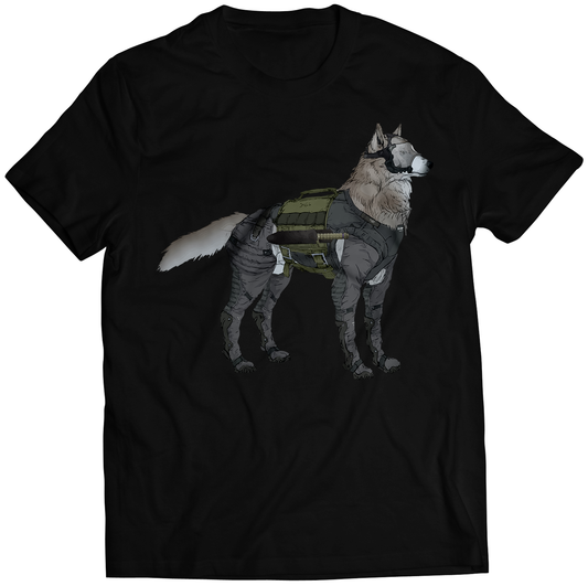 Diamond Dog DD With Battlesuit MGS5 Premium Unisex T-shirt (Vectorized Design)