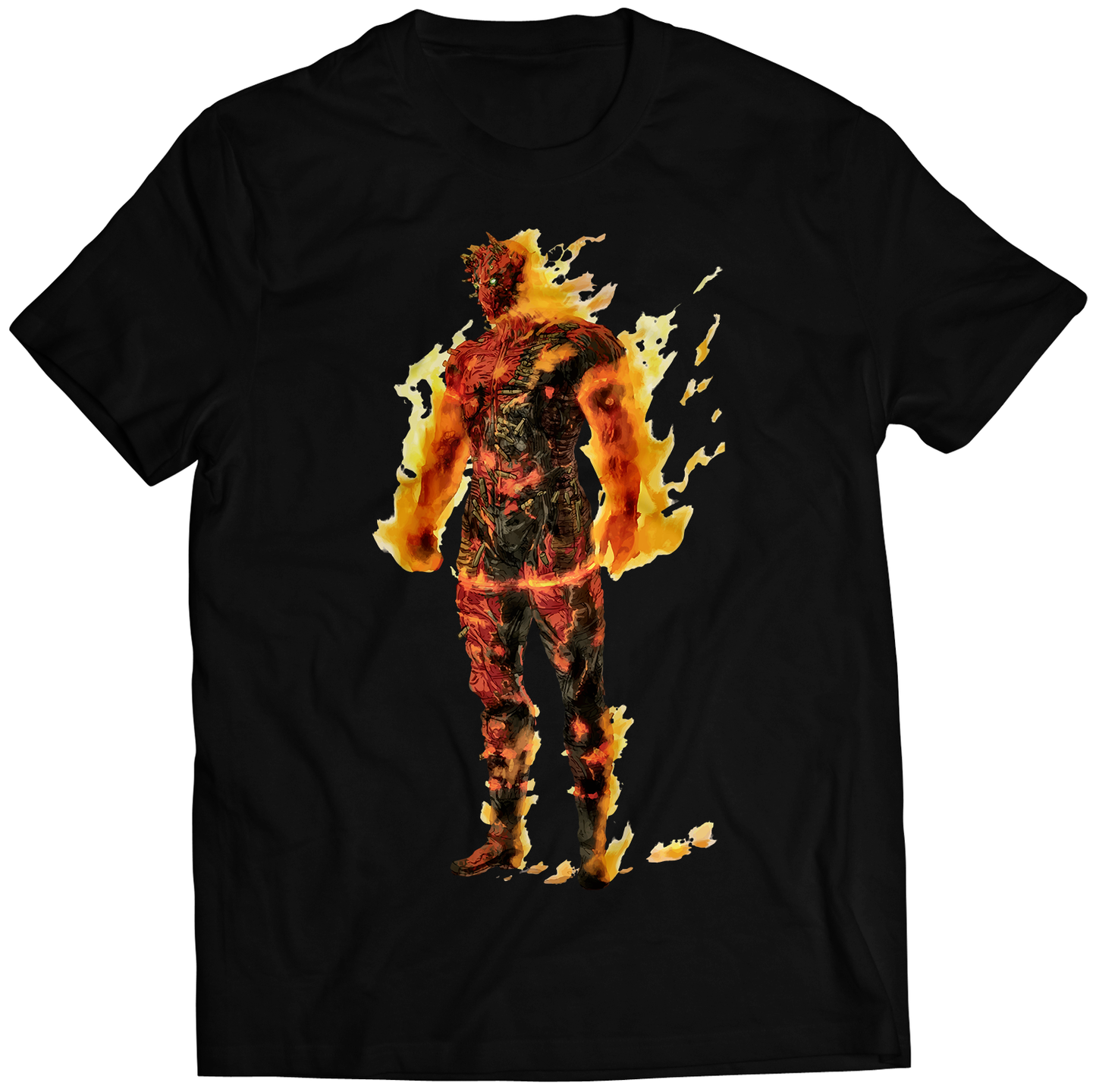 Man On Fire Volgin V1 MGS5 Premium Unisex T-shirt (Vectorized Design)