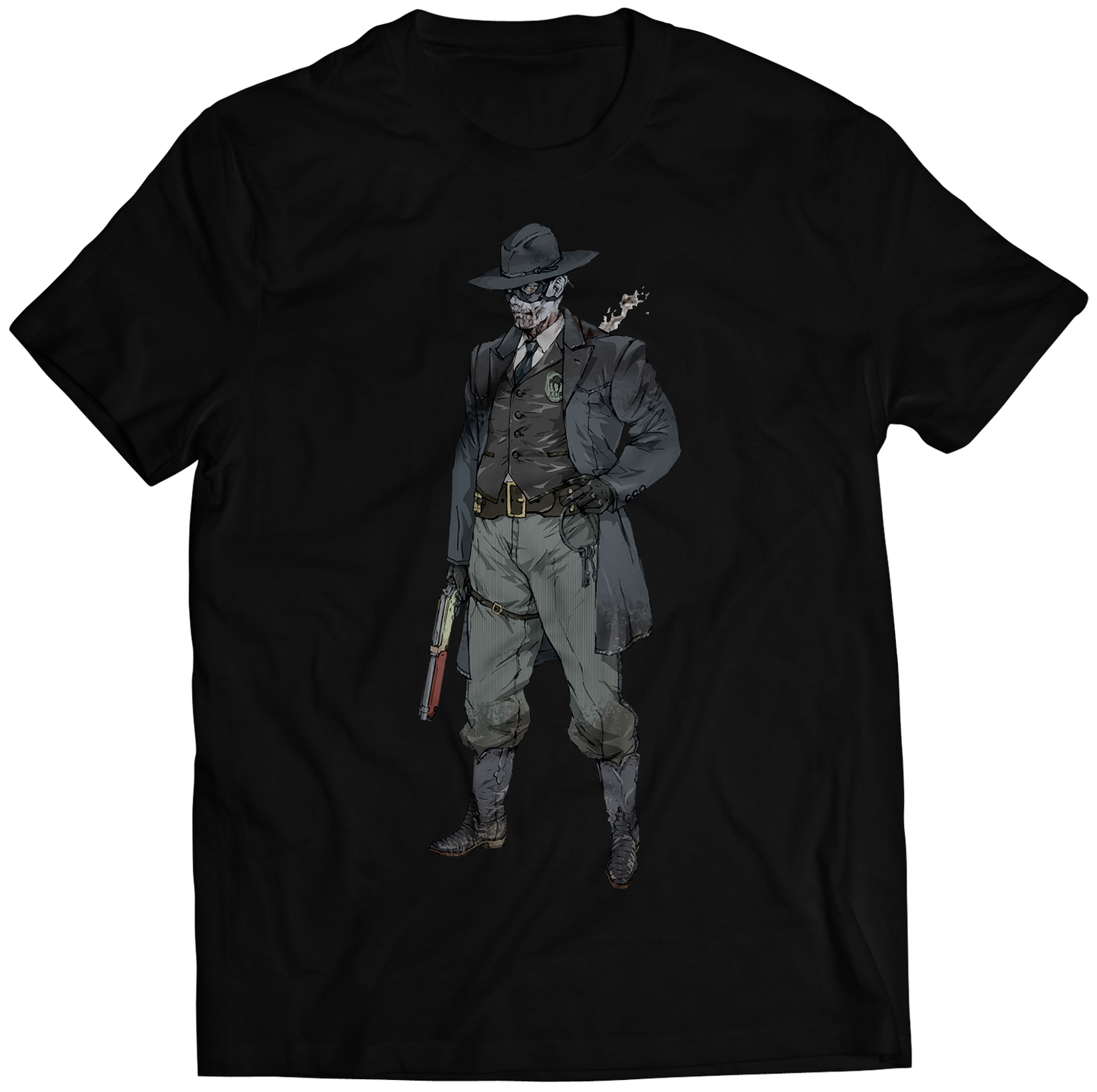 Skullface MGS5 Premium Unisex T-shirt (Vectorized Design)