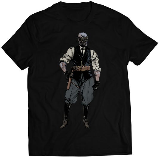 Skullface Mr Who MGS5 Premium Unisex T-shirt (Vectorized Design)