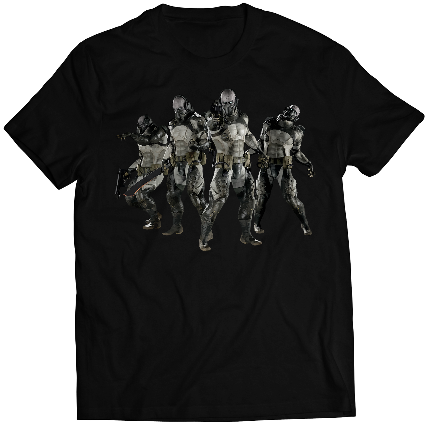 Parasite Camo Skull Unit MGS5 Premium Unisex T-shirt (Vectorized Design)