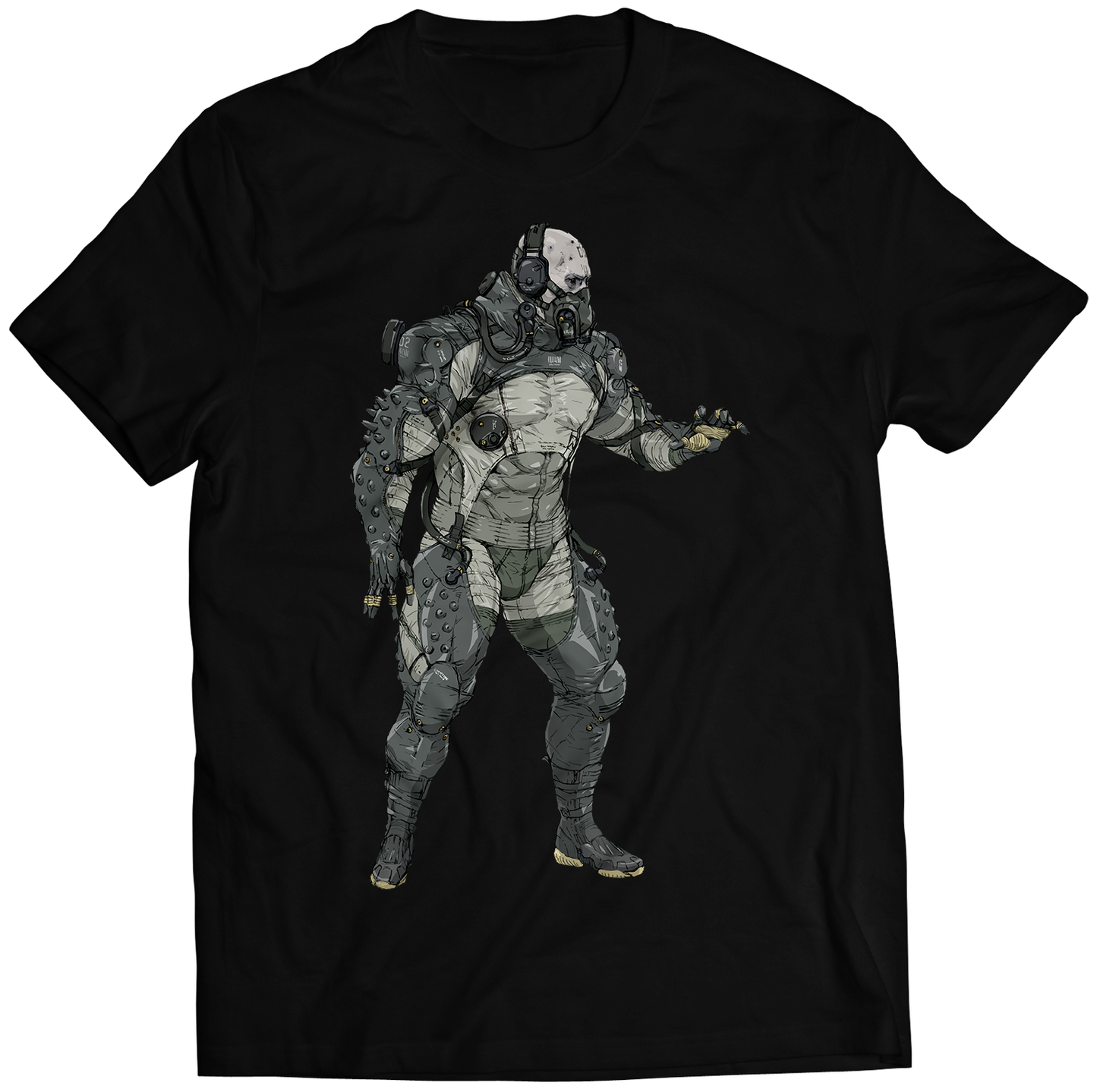 Parasite Camo Skull MGS5 Premium Unisex T-shirt (Vectorized Design)