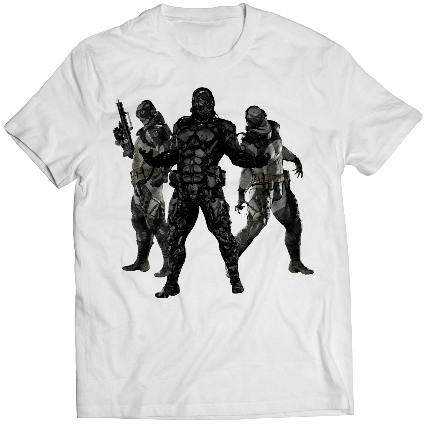 Armor Camo Skull Unit MGS5 Premium Unisex T-shirt (Vectorized Design)