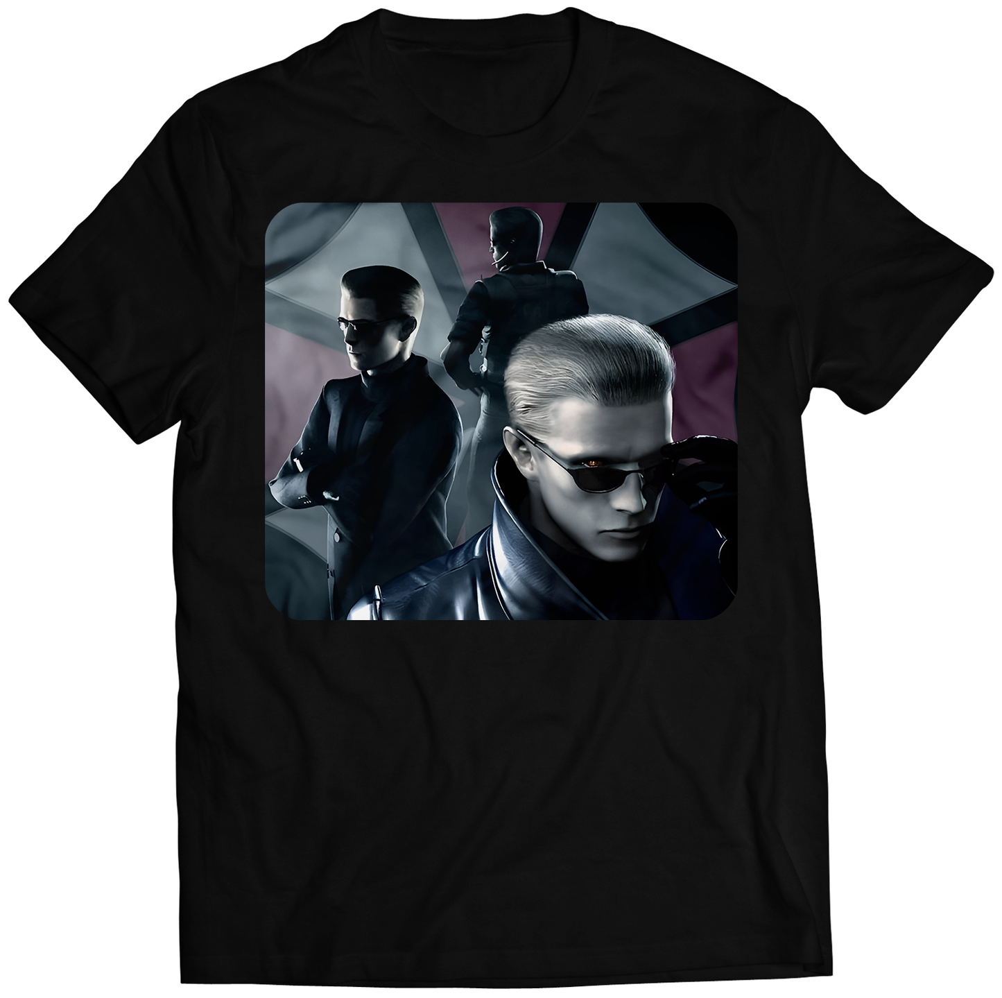 Albert Wesker Trio Premium Unisex T-shirt (Vectorized Design)