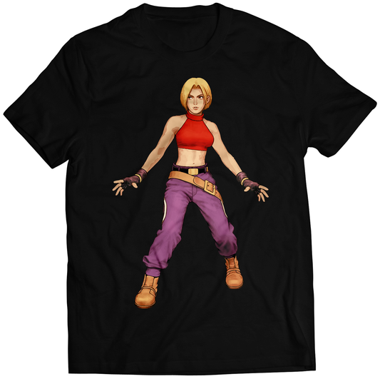 Blue Mary KOF2000 KOF2k Premium Unisex T-shirt (Vectorized Design)