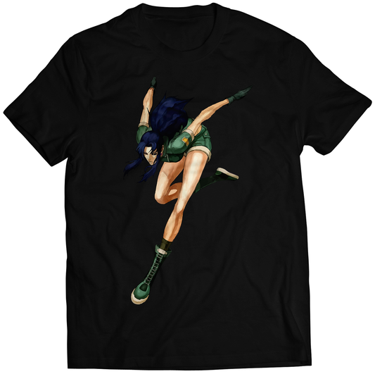 Leona KOF2001 KOF2K1 Premium Unisex T-shirt (Vectorized Design)