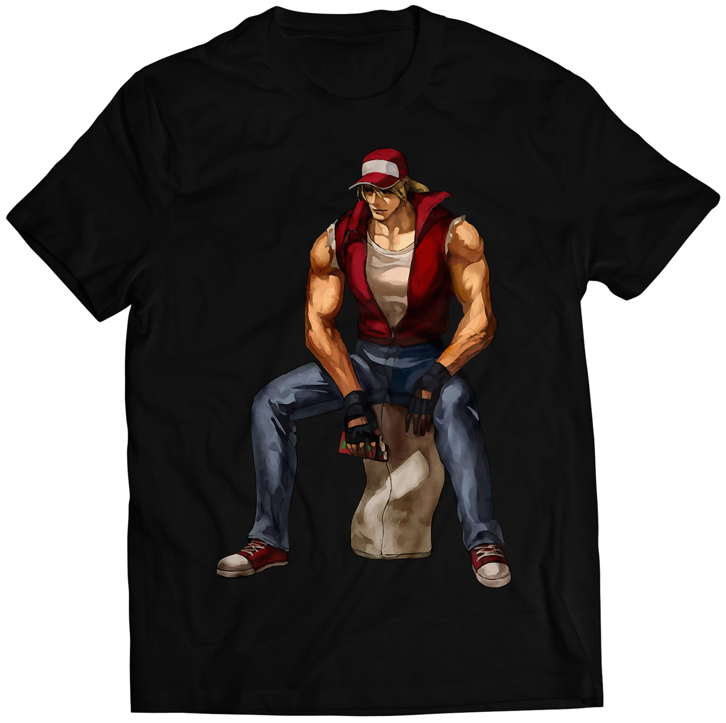 Terry KOF2001 KOF2K1 Premium Unisex T-shirt (Vectorized Design)