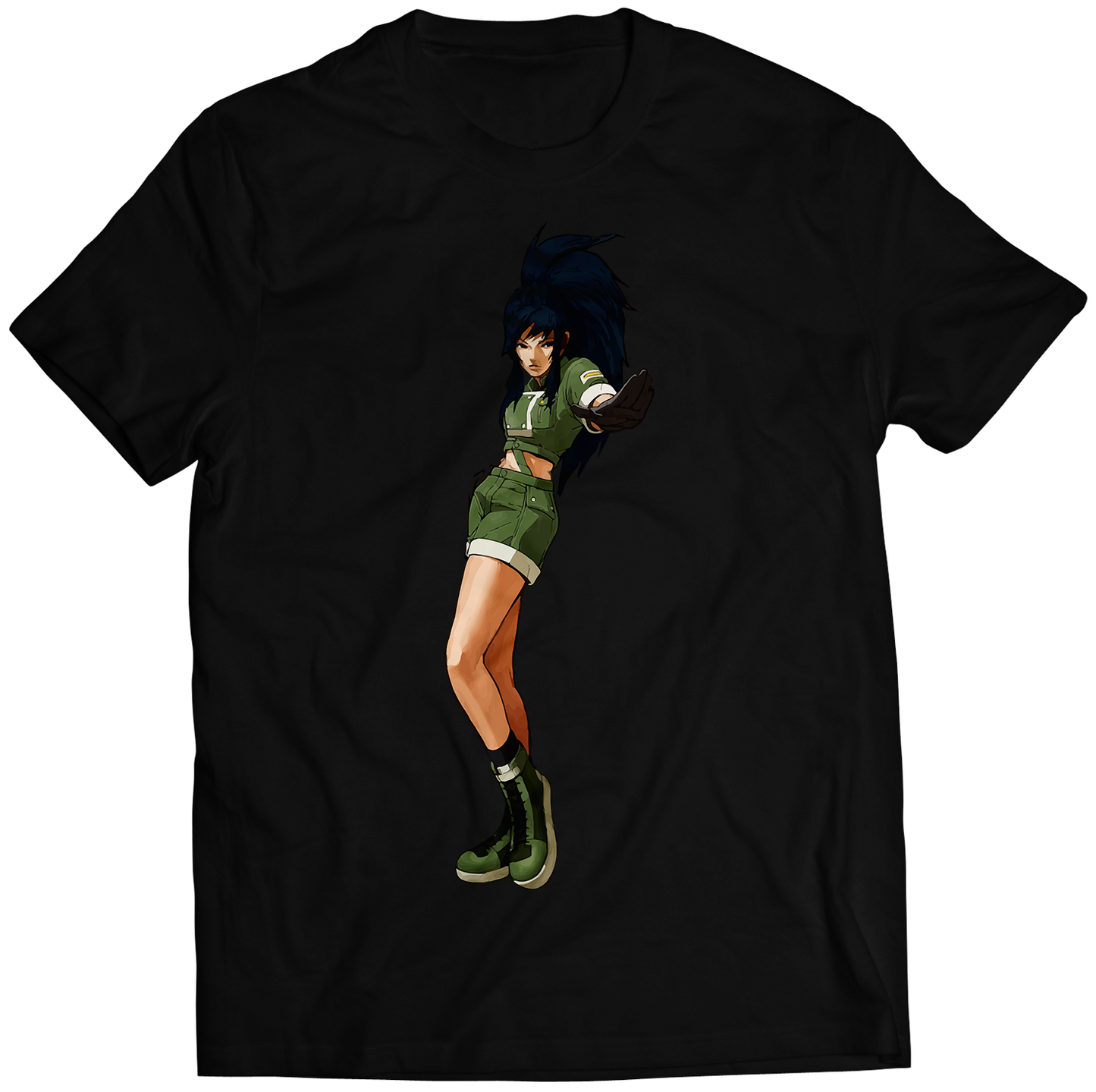 Leona KOF2002 KOF2K2 Premium Unisex T-shirt (Vectorized Design)