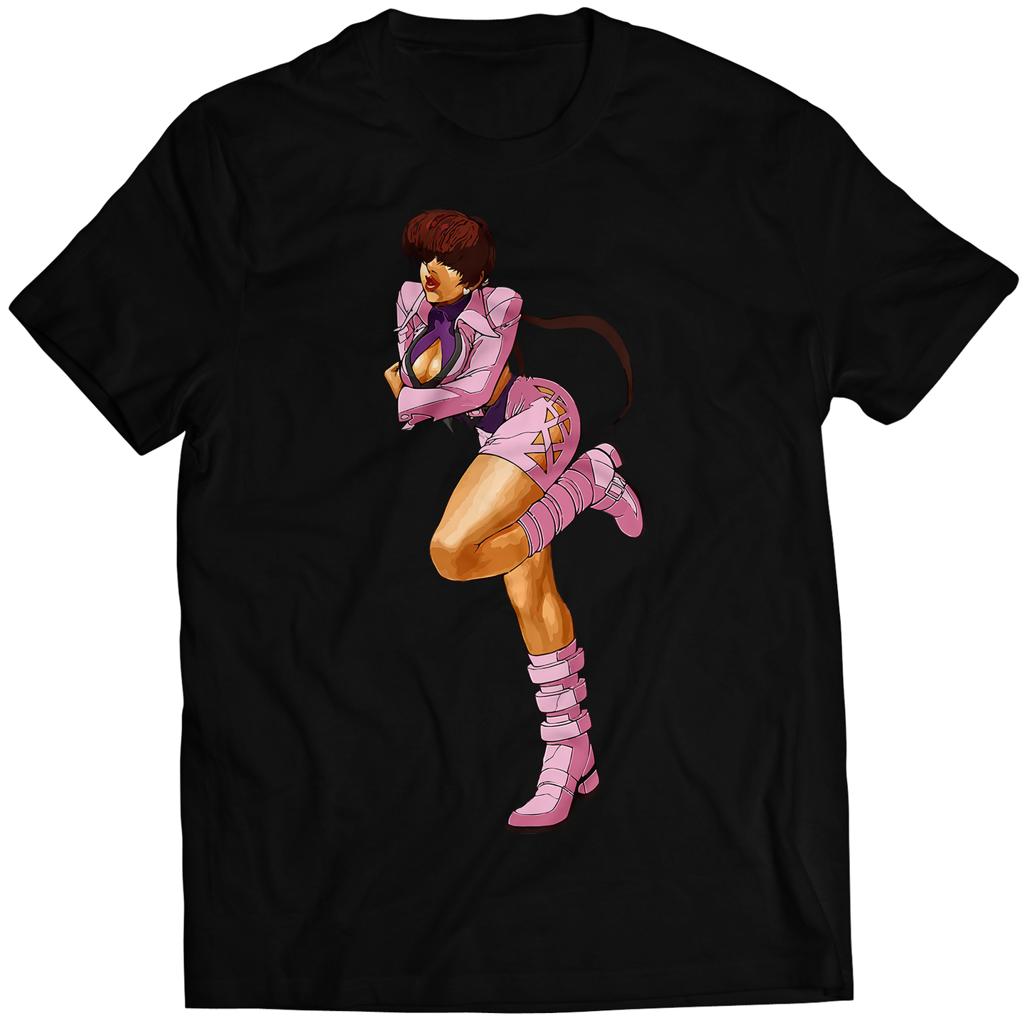 Shermie KOF2002 KOF2K2 Premium Unisex T-shirt (Vectorized Design)