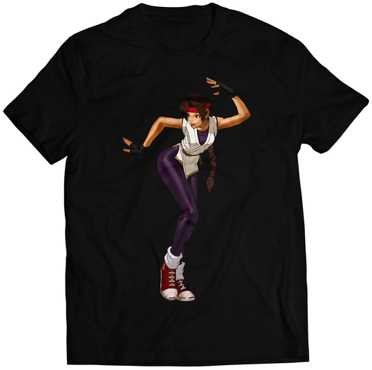 Yuri KOF2002 KOF2K2 Premium Unisex T-shirt (Vectorized Design)