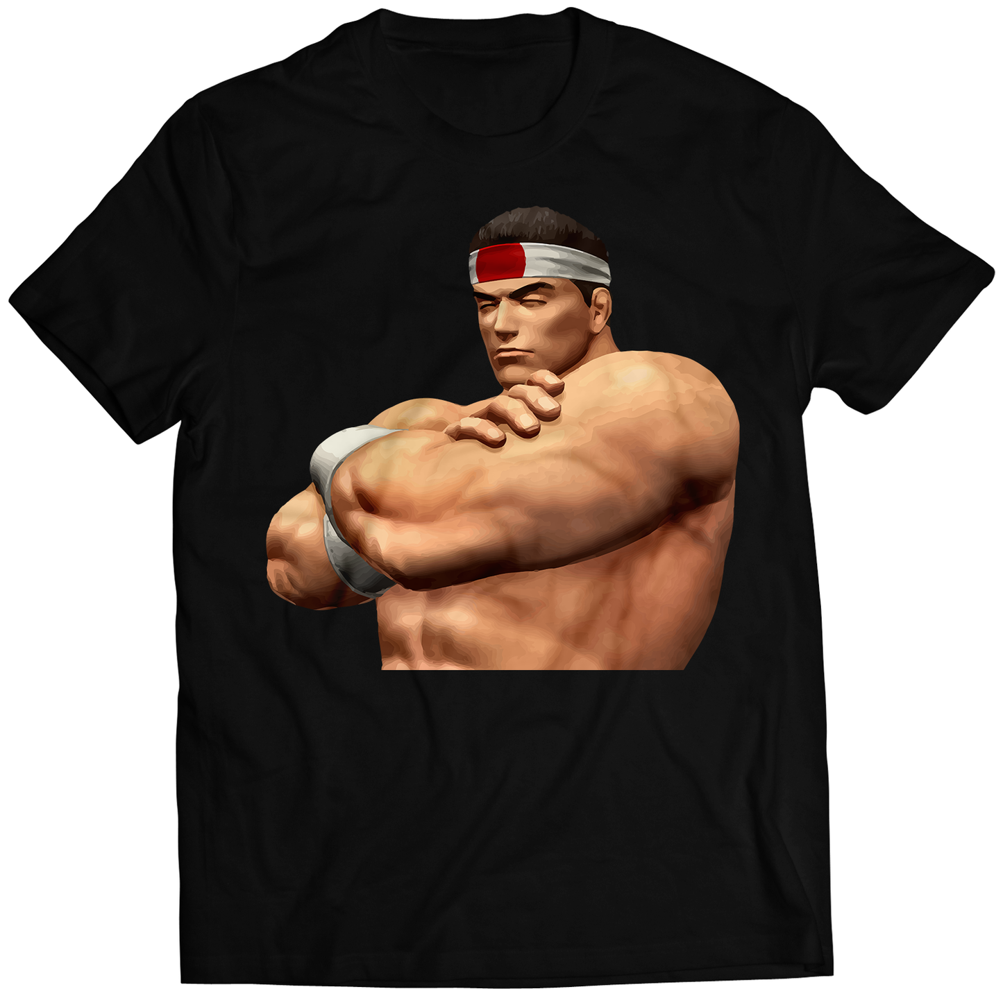 Goro Portrait KOF14 KOF XIV Premium Unisex T-shirt (Vectorized Design)