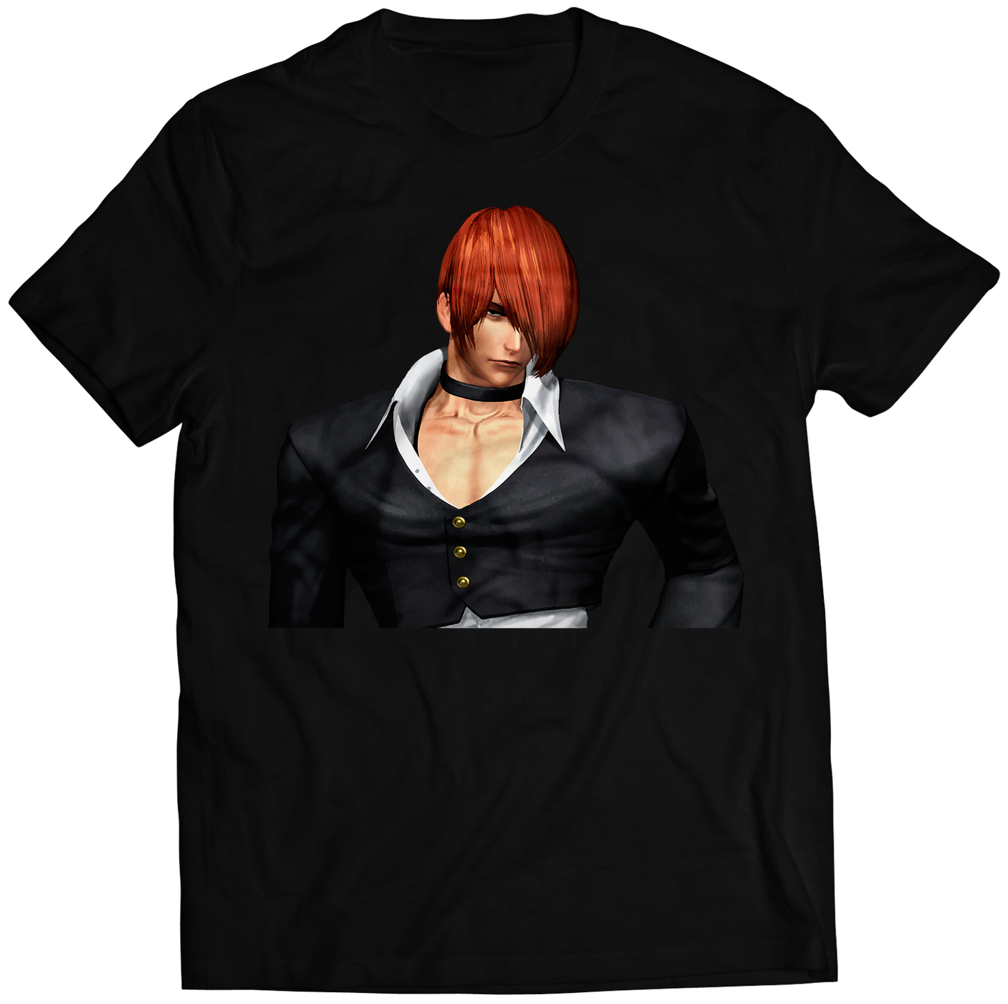 Iori Portrait KOF14 KOF XIV Premium Unisex T-shirt (Vectorized Design)