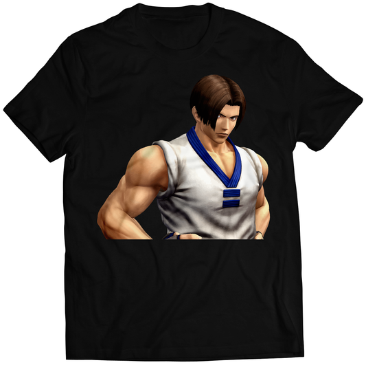 Kim Portrait KOF14 KOF XIV Premium Unisex T-shirt (Vectorized Design)