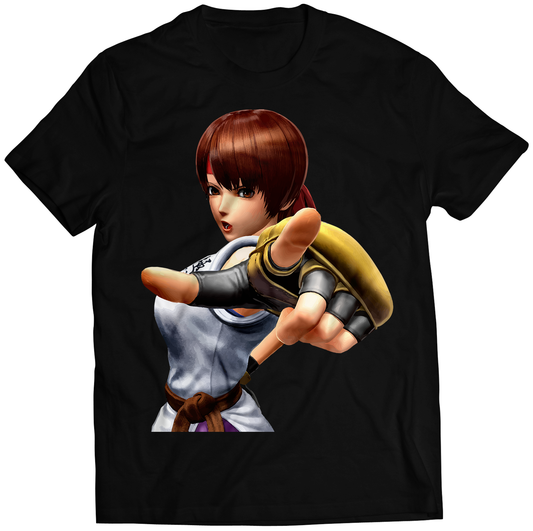 Yuri Portrait KOF14 KOF XIV Premium Unisex T-shirt (Vectorized Design)