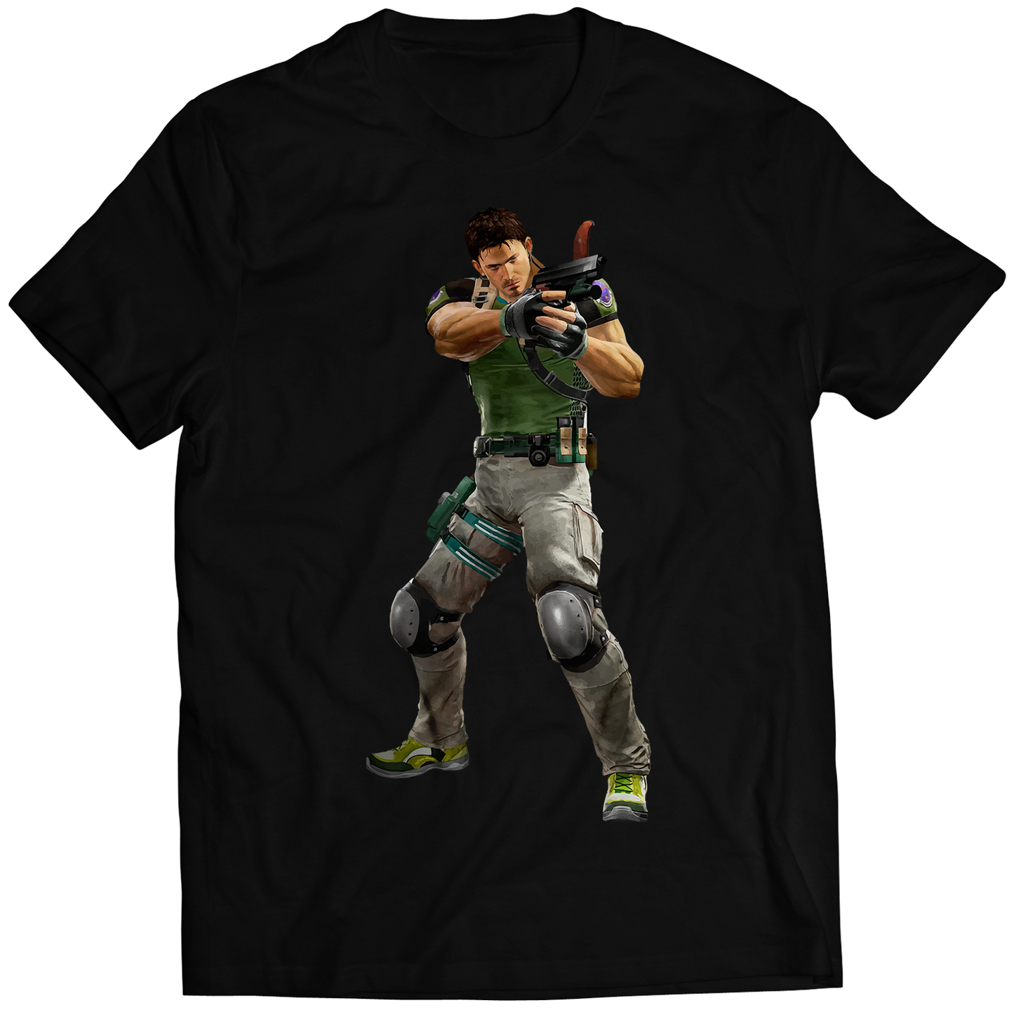 Chris Redfield MVCI Premium Unisex T-shirt (Vectorized Design)