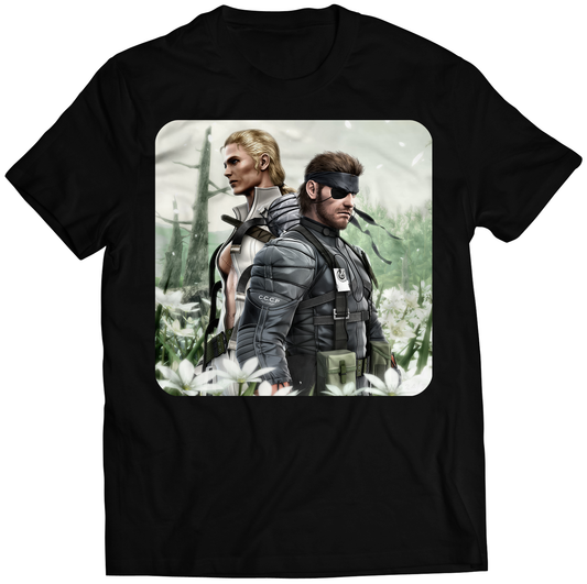 The Boss X Naked Snake MGS3 Snake Eater Premium Unisex T-shirt (Vectorized Design)