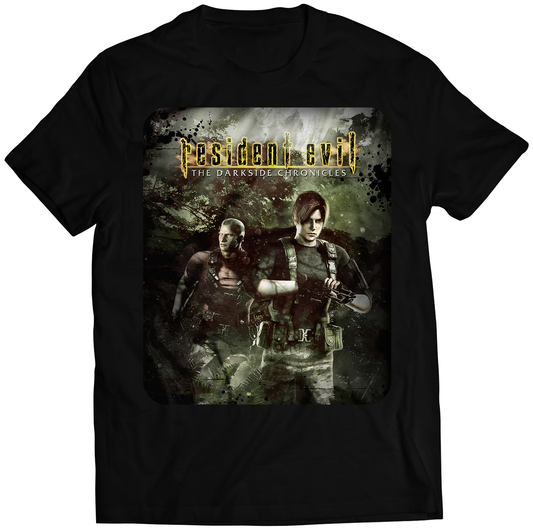 Krauser X Leon RE The Darkside Chronicles Premium Unisex T-shirt (Vectorized Design)