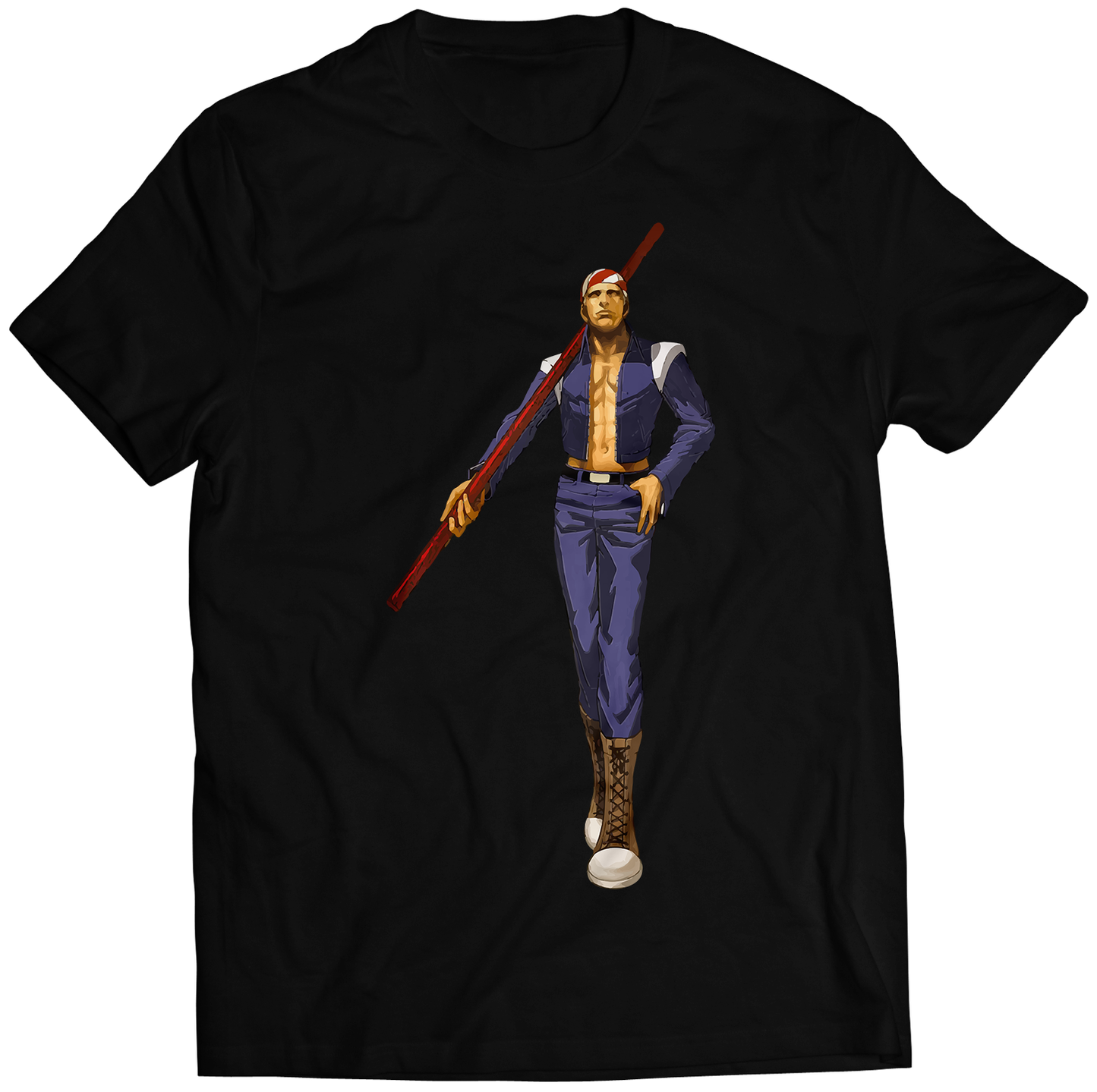 Billy Kane KOF2002 KOF2k2 Premium Unisex T-shirt (Vectorized Design)