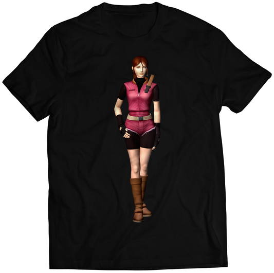 Claire Redfield Original RE2 Render Premium Unisex T-shirt (Vectorized Design)