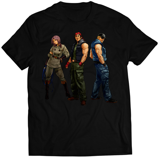 Team Ikari Warriors KOF XI KOF11 Premium Unisex T-shirt (Vectorized Design)