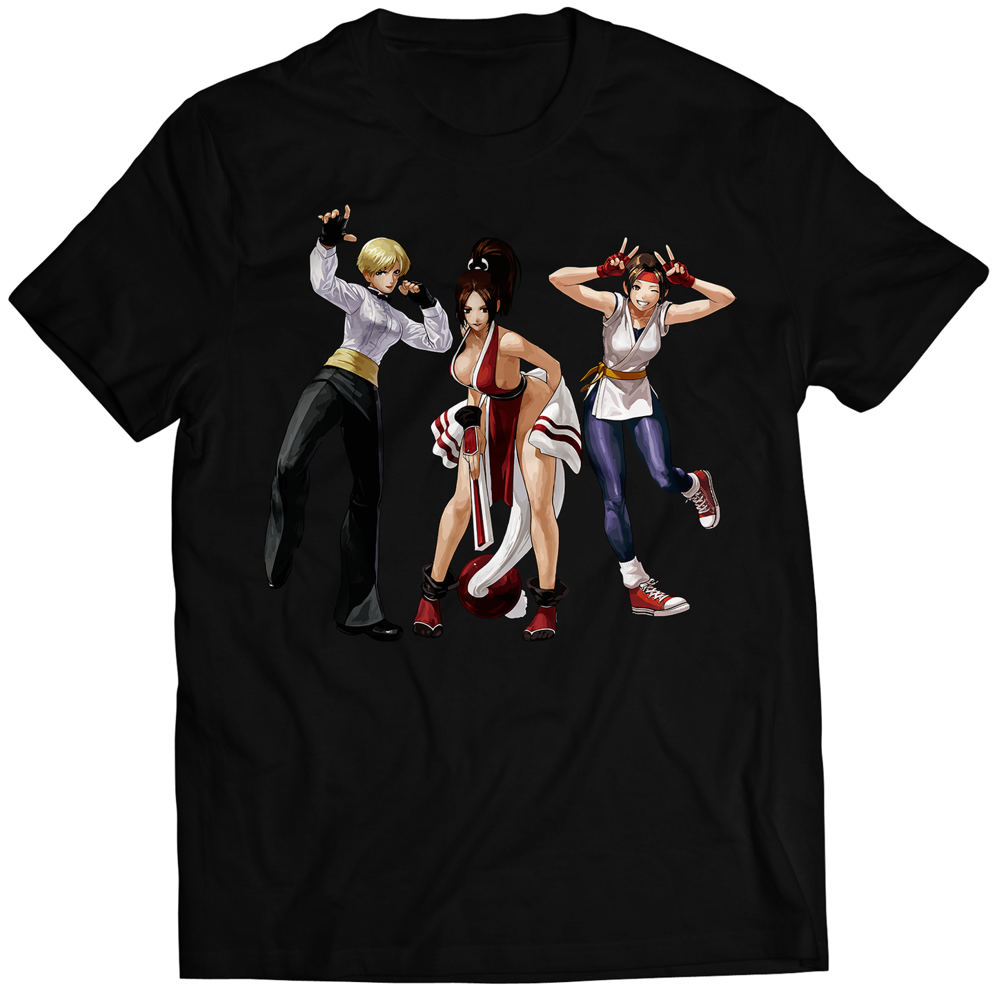 Team Women Fighters KOF XIII KOF13 Premium Unisex T-shirt (Vectorized Design)