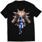 Retro Ninja Boss Premium Unisex Tshirt (Vectorized Design)