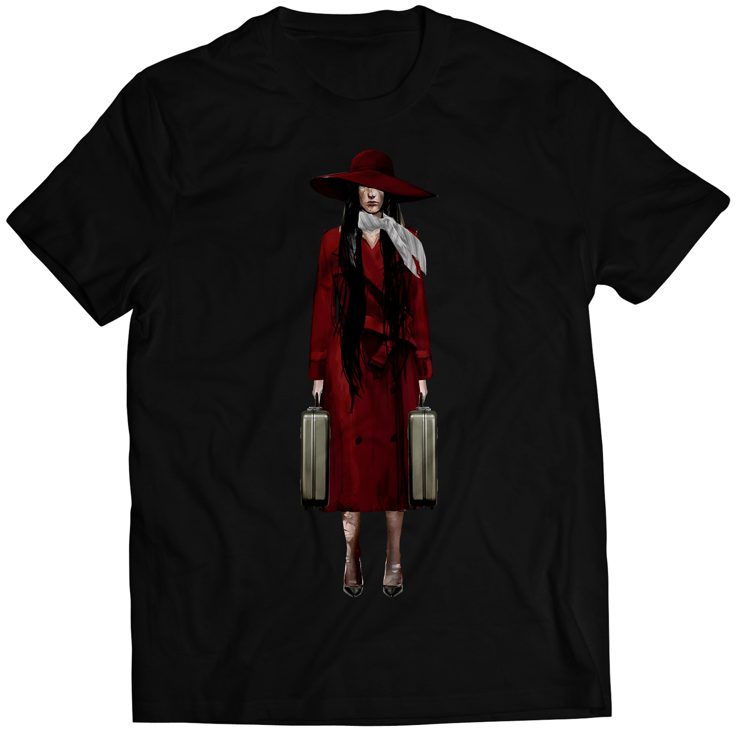 Laura Victoriano EvilWithin Premium Unisex Tshirt (Vectorized Design)