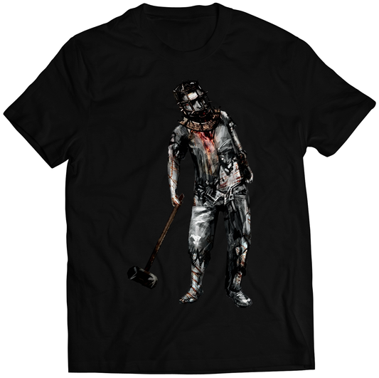 Hammer Guy EvilWithin Premium Unisex Tshirt (Vectorized Design)