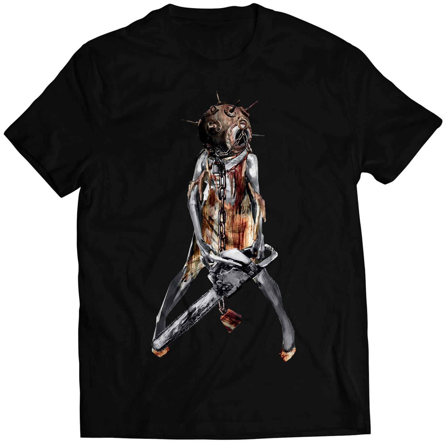 Chainsaw Sadist EvilWithin Premium Unisex Tshirt (Vectorized Design)