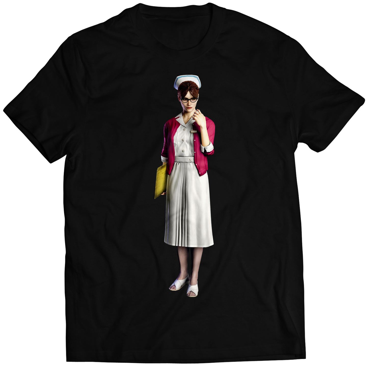Nurse Tatiana Gutierrez Full EvilWithin Premium Unisex Tshirt (Vectorized Design)