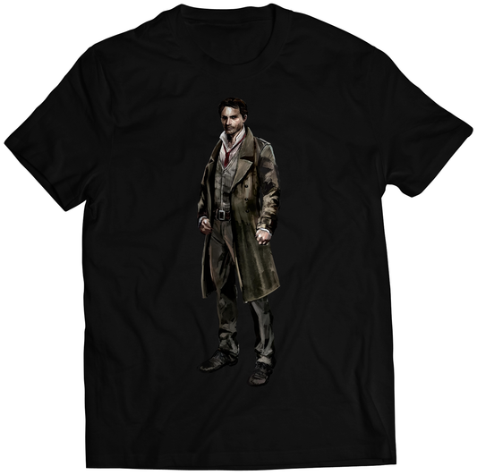 Sebastian Castellanos Concept V1 EvilWithin Premium Unisex Tshirt (Vectorized Design)
