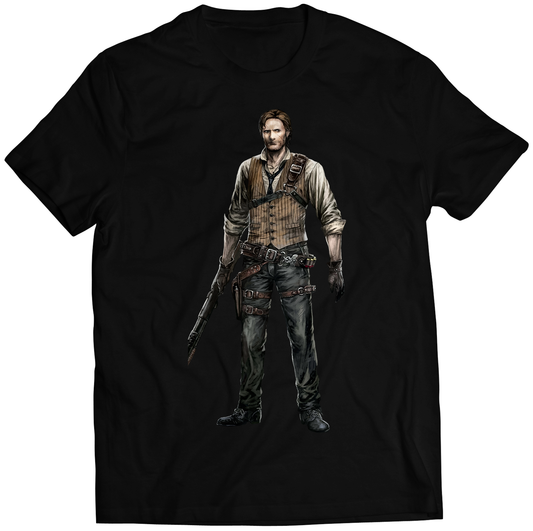 Sebastian Castellanos Concept V2 EvilWithin Premium Unisex Tshirt (Vectorized Design)