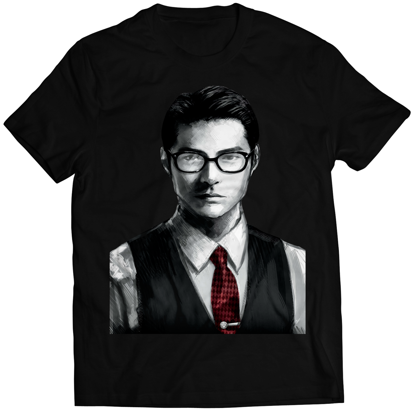Joseph Oda Face EvilWithin Premium Unisex Tshirt (Vectorized Design)