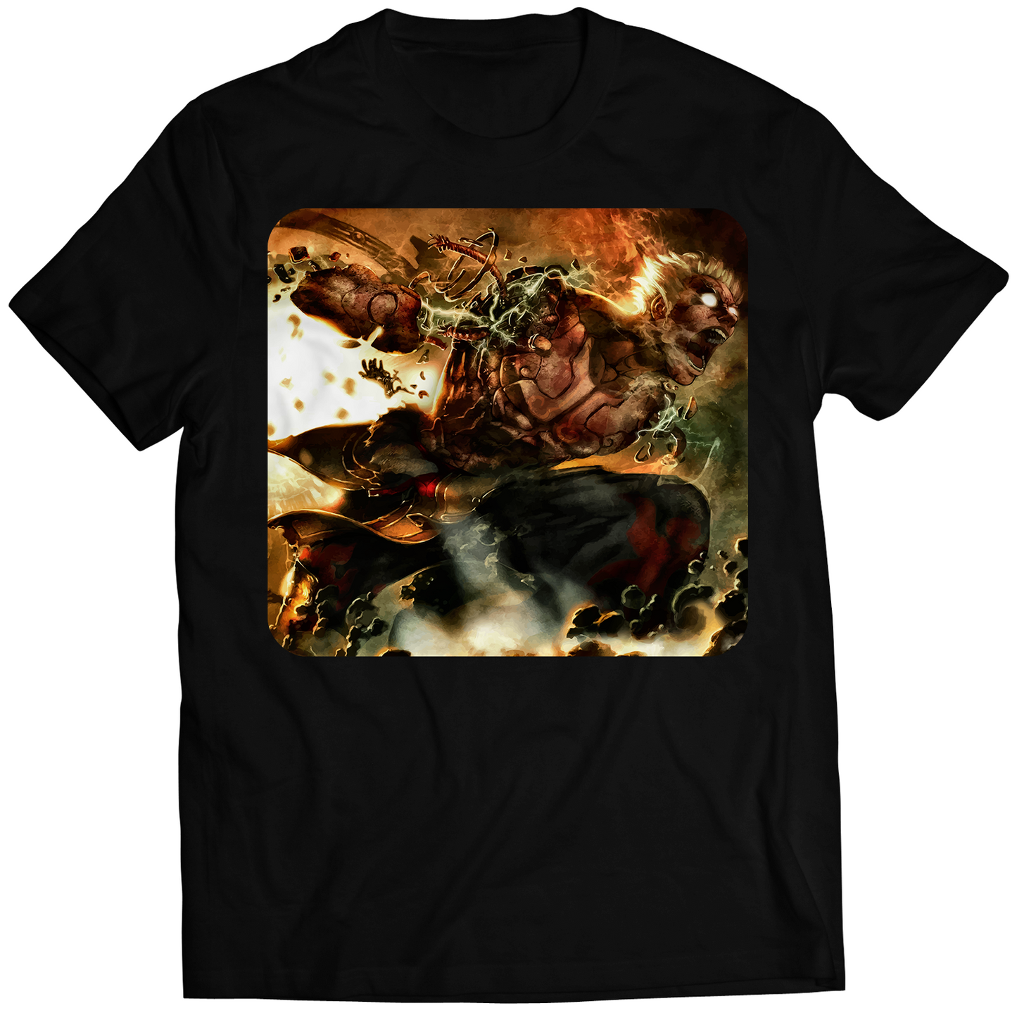 AsuraWrath Action Cover Premium Unisex Tshirt (Vectorized Design)