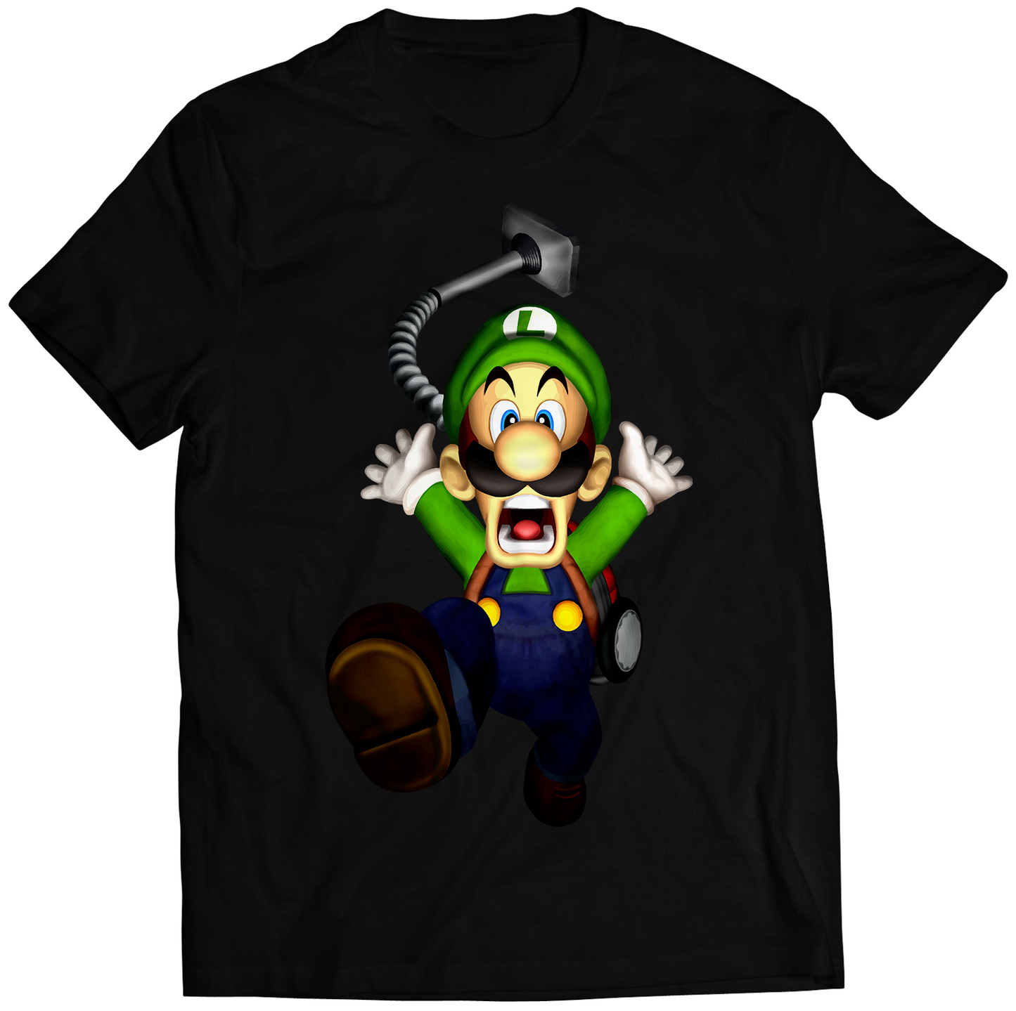 Running Scared Plumber Mansion Premium Unisex Tshirt (Vectorized Design)