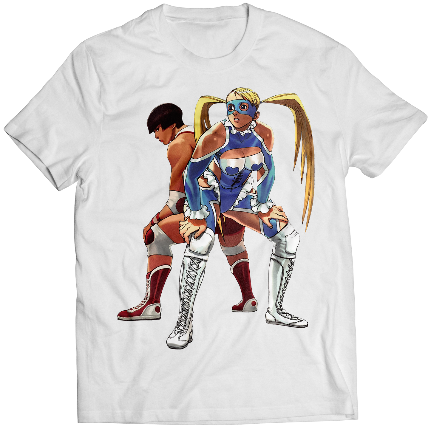 R Mika X Yamato Nadeshiko Tag Team Premium Unisex T-shirt (Vectorized Design)