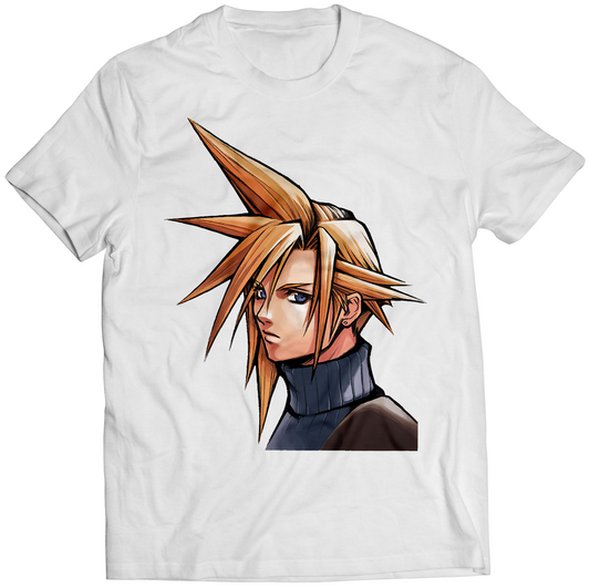 Cloud Portrait Ergeiz God Bless The Ring Premium Unisex T-shirt (Vectorized Design)