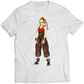 Wolf Girl Jo Ergeiz God Bless The Ring Premium Unisex T-shirt (Vectorized Design)