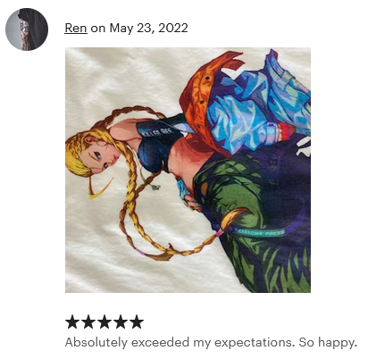 Cammy Musical Fighter Premium Unisex T-shirt (Vectorized Design)
