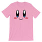 Kirby Face Classic Retro Gaming Premium Unisex T-shirt