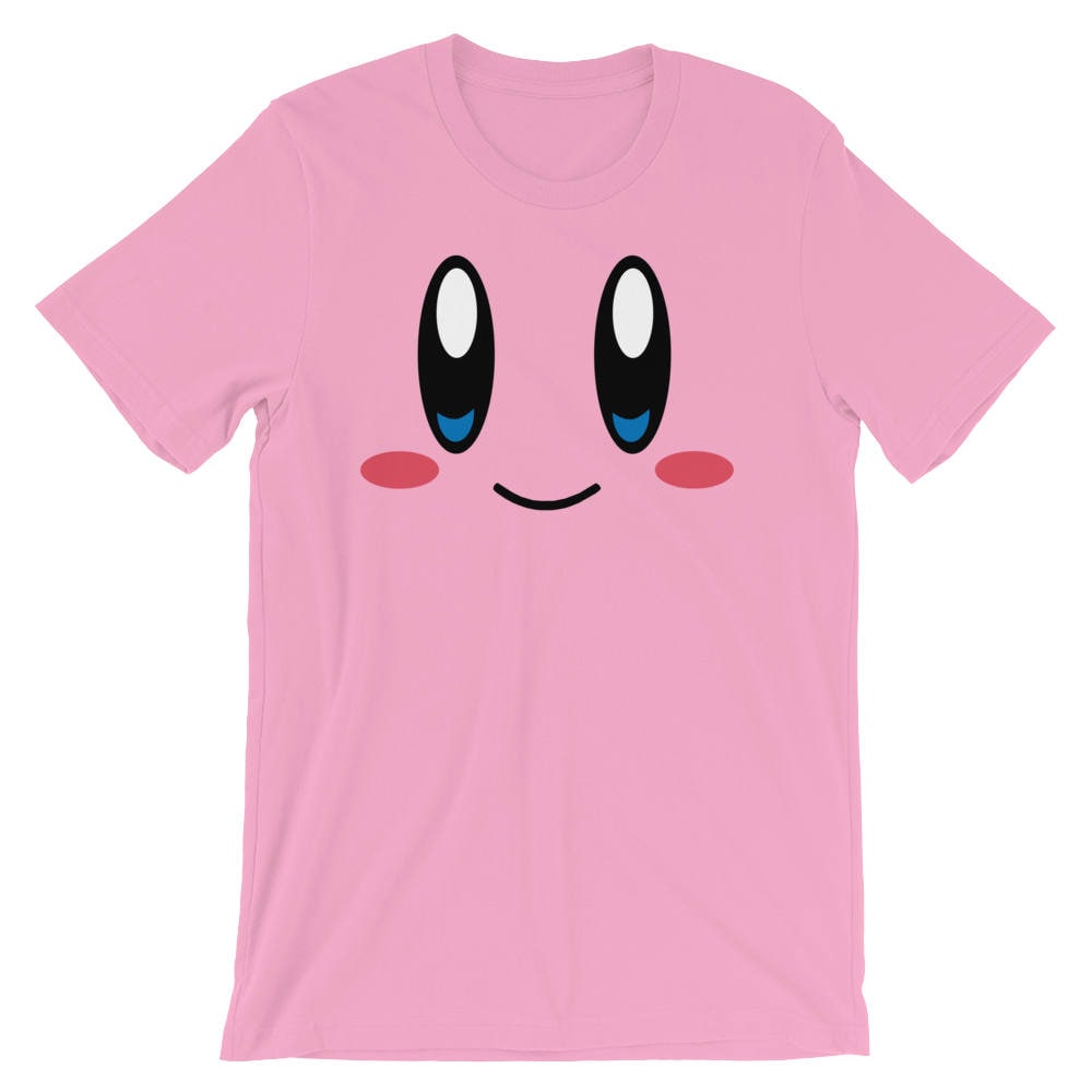 Kirby Face Classic Retro Gaming Premium Unisex T-shirt