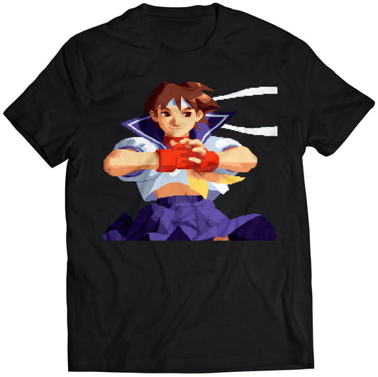 Alpha 2 Sakura Portrait Unisex T-shirt