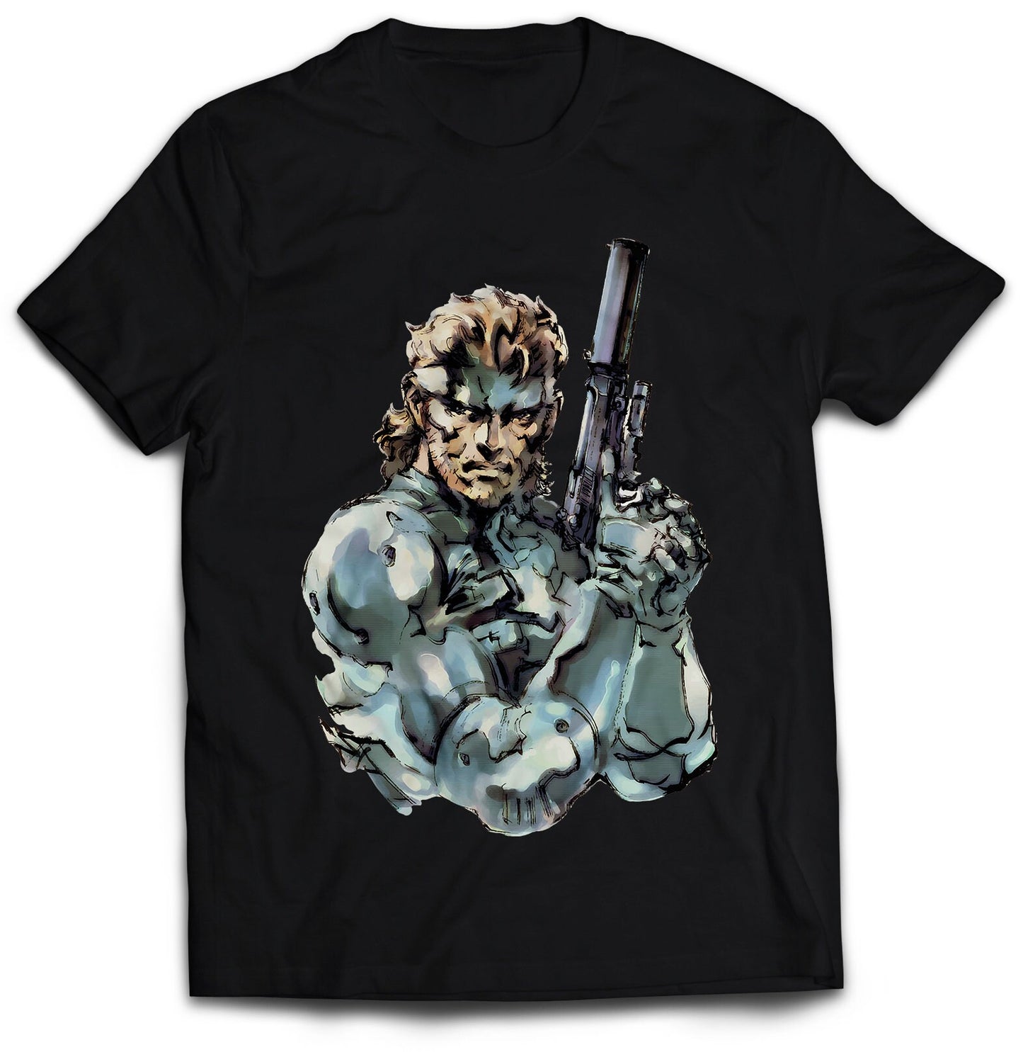 MGS Snake mgs2 Unisex T-shirt (Vectorized Design)