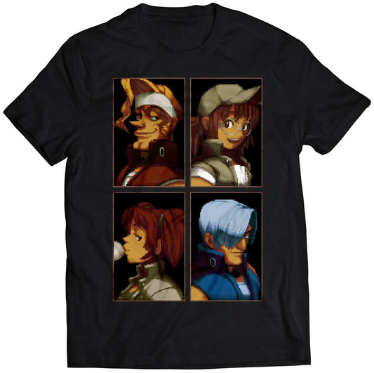 Metaal Slug 4 Character Select T-shirt