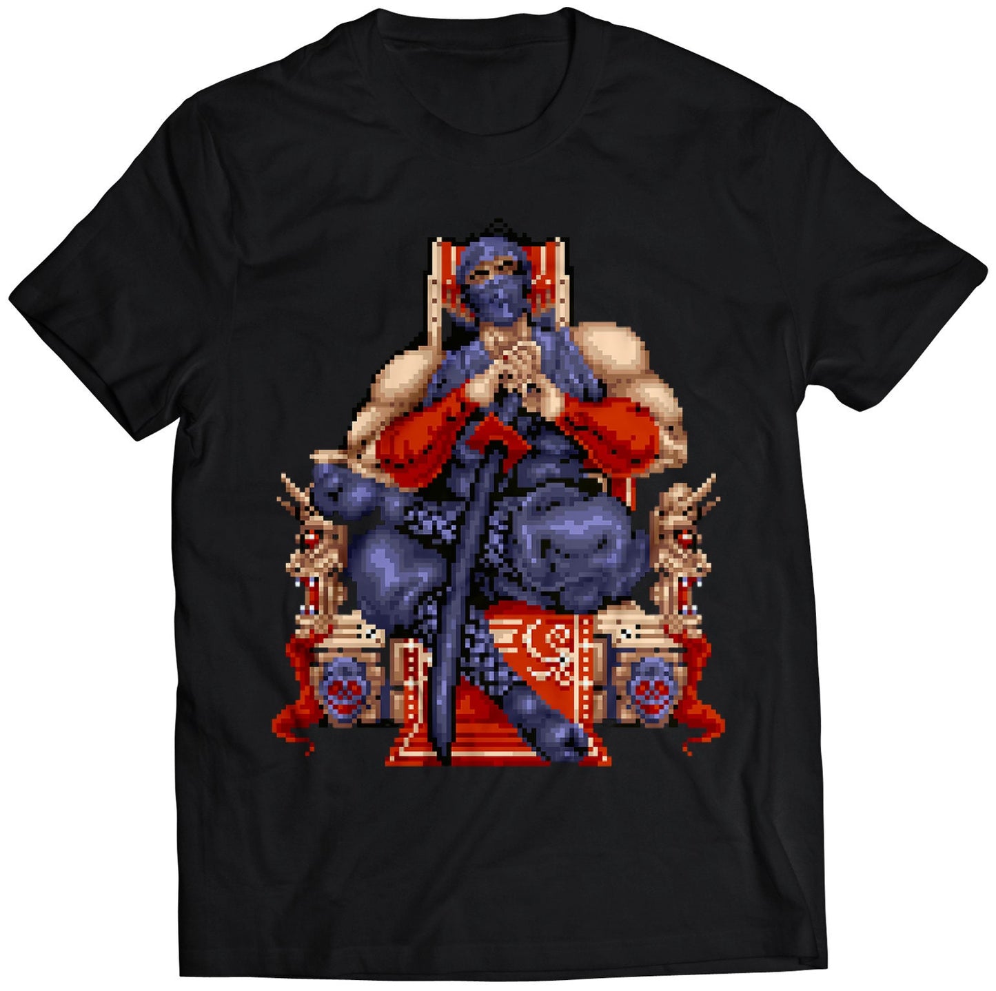 Retro Ninja Throne T-shirt