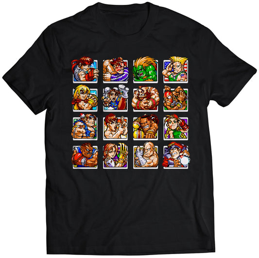 Street Fighting Super Turbo Card T-shirt